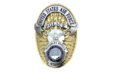 4" air force security forces  police badge bumper sticker decal usa made
