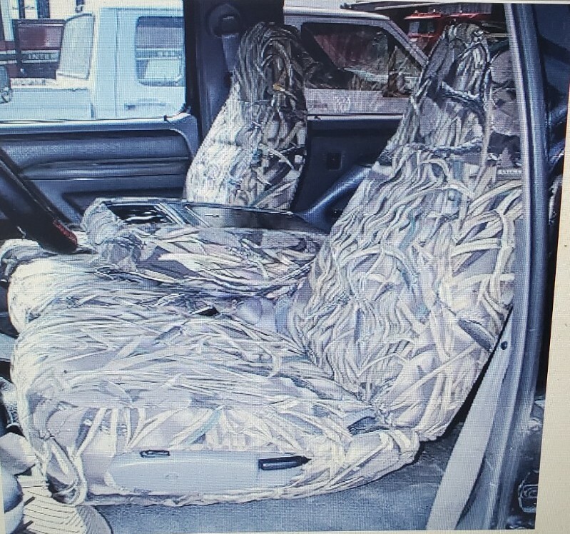 Hatchie Bottom 19921998 Ford F150/250/350 Front Seat Cover custom Camo