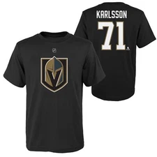 Outerstuff NHL Youth Las Vegas Golden Knight Karlsson William Short Sleeve Tee
