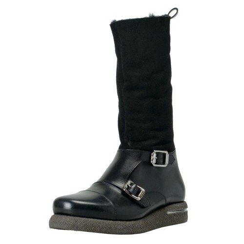 Versace Men's Suede Leather Real Fur 