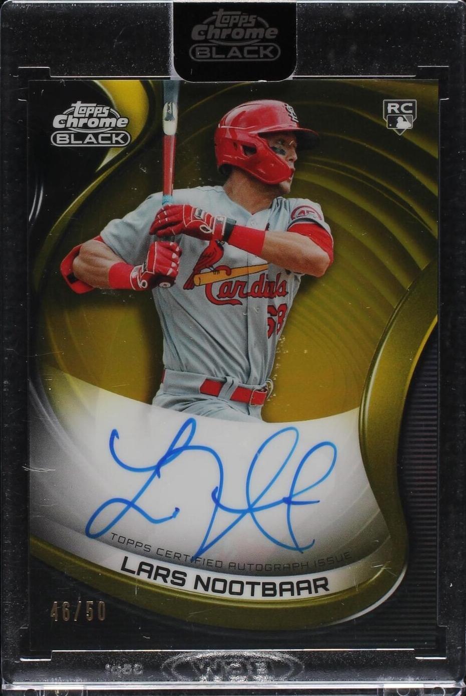 0 Topps Chrome Lars Nootbaar Black | eBay - #23 sale for RC #CBA