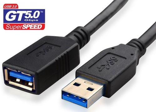 Cable de datos SuperSpeed USB 3.0 macho a hembra cable de extensión para cámara portátil PC - Imagen 10 de 12