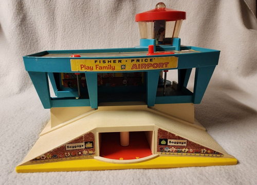 Fisher Price Play Family Airport 996 Vintage 1972 Little People Playset Only - Picture 2 of 12