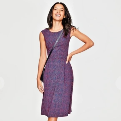 short sleeve shift dress knee length Cabana Life - Flora Short Sleeve Shift Dress - Gold main image 0