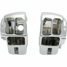 Drag Specialties Chrome Radio Switch Housing for FLHT/FLHX/FLTR w/ Radio