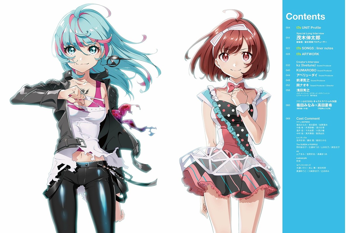 Tokyo 7th Sisters COMPLETE MUSIC FILE Japan Game Art Book