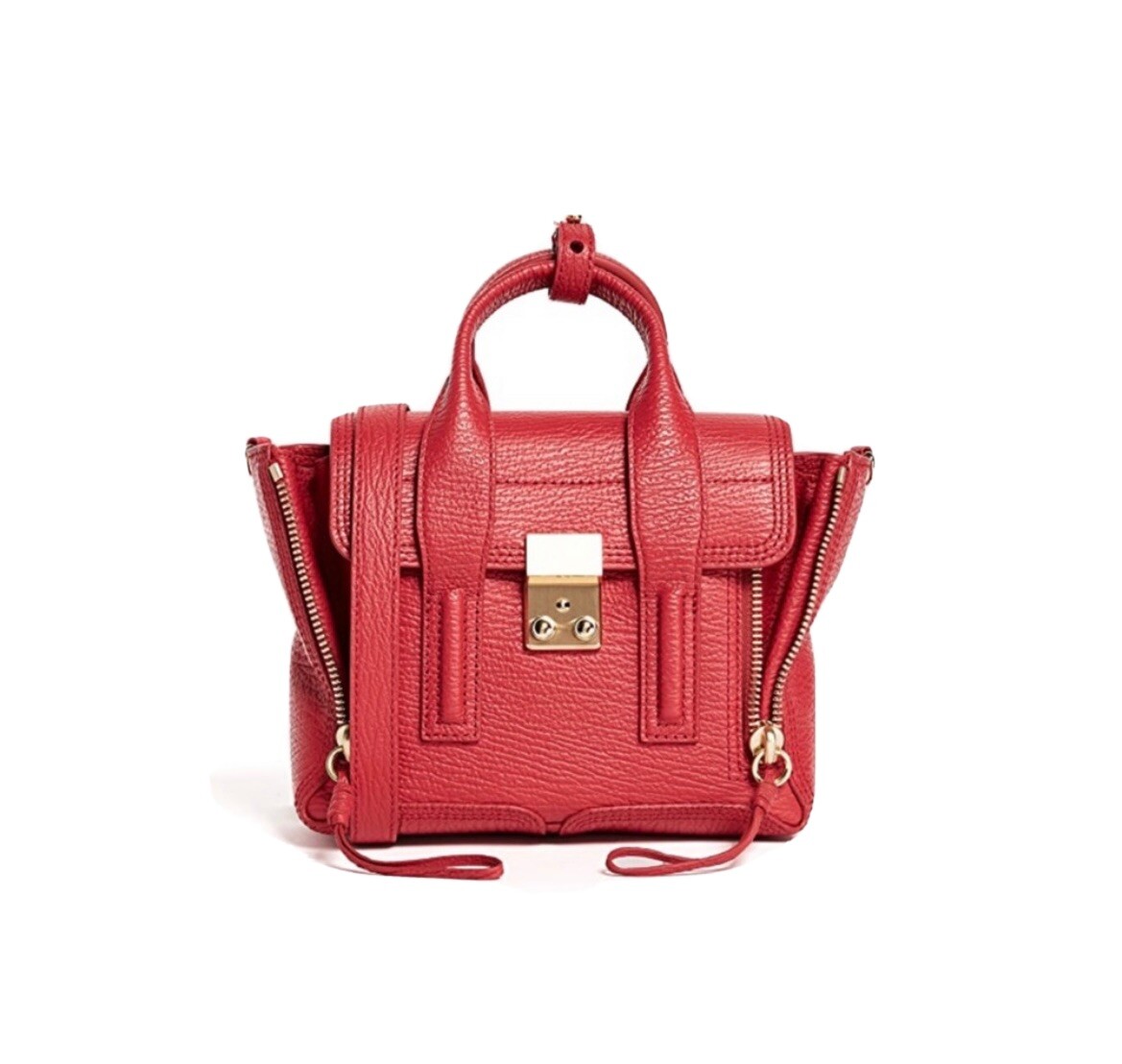 3.1 phillip lim フィリップリム pashli mini 赤 3.1 phillip lim pashli mini red satchel complete with dust cover