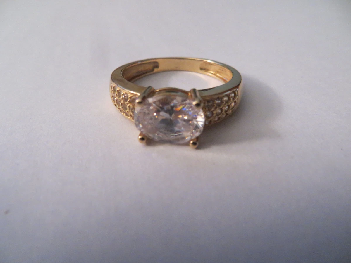 Diamonique sale rings ebay