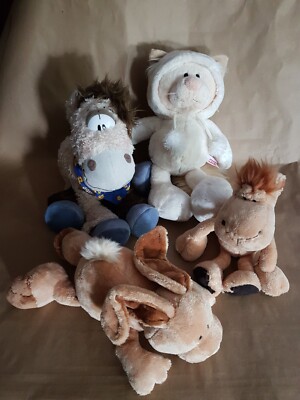 Nici Tiere, Diddl, Stofftier, Kuscheltier, Plüschtier, Konvolut, unbespielt, 