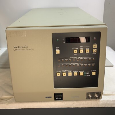 Millipore Waters Model 431 Conductivity Detector Analysis W/ Power Cord *As-Is*