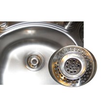 Abflusssieb Edelstahl Für Küchenspüle - Spülbeckenfilter Mit Schnellablauf-Funktion