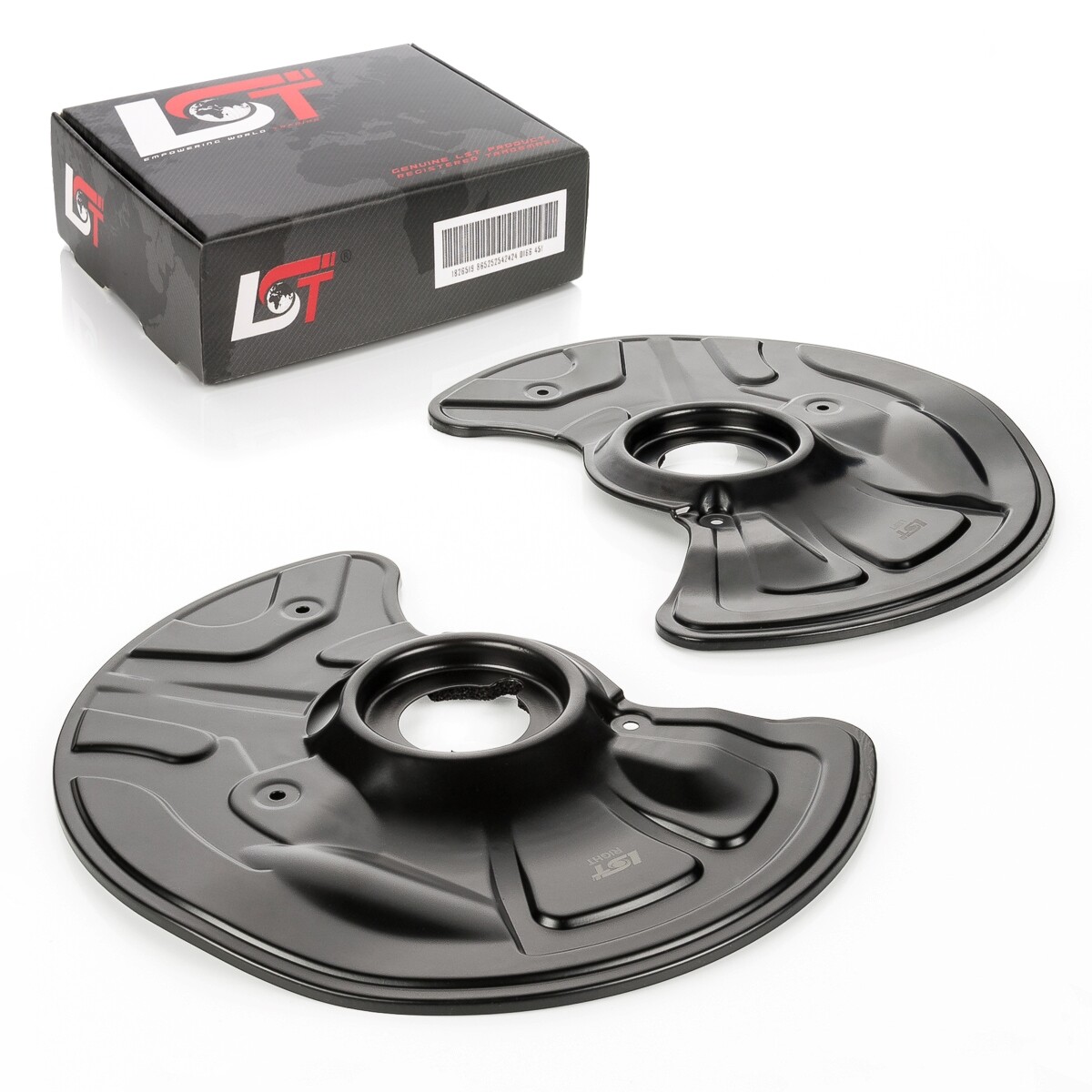 2x Anchor Plate Brake Disc Splash Guard Front for MERCEDES CLS C219