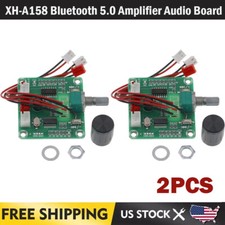 2PCS Bluetooth 5.0 Amplifier Audio Board PAM8403 DIY Dual Channel Stereo 2 5W US