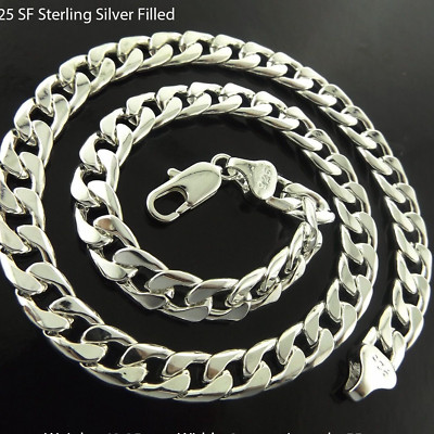 Sterling Silver Rings For Men 925 Metal Purity Italy Sterling Silver Men's Figaro Chain Necklace 28&quot Sterling Silver Figaro Chain In Men's Bracelets - Foto 11