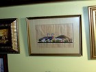 Original Egypt Art Meidum Geese VINTAGE PHAROAHS PAPYRUS SPHYNX SQ. SAMMAN ART — photo 9