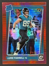 Luke Farrell 2021 Donruss Optic Red Hyper Rookie - #287