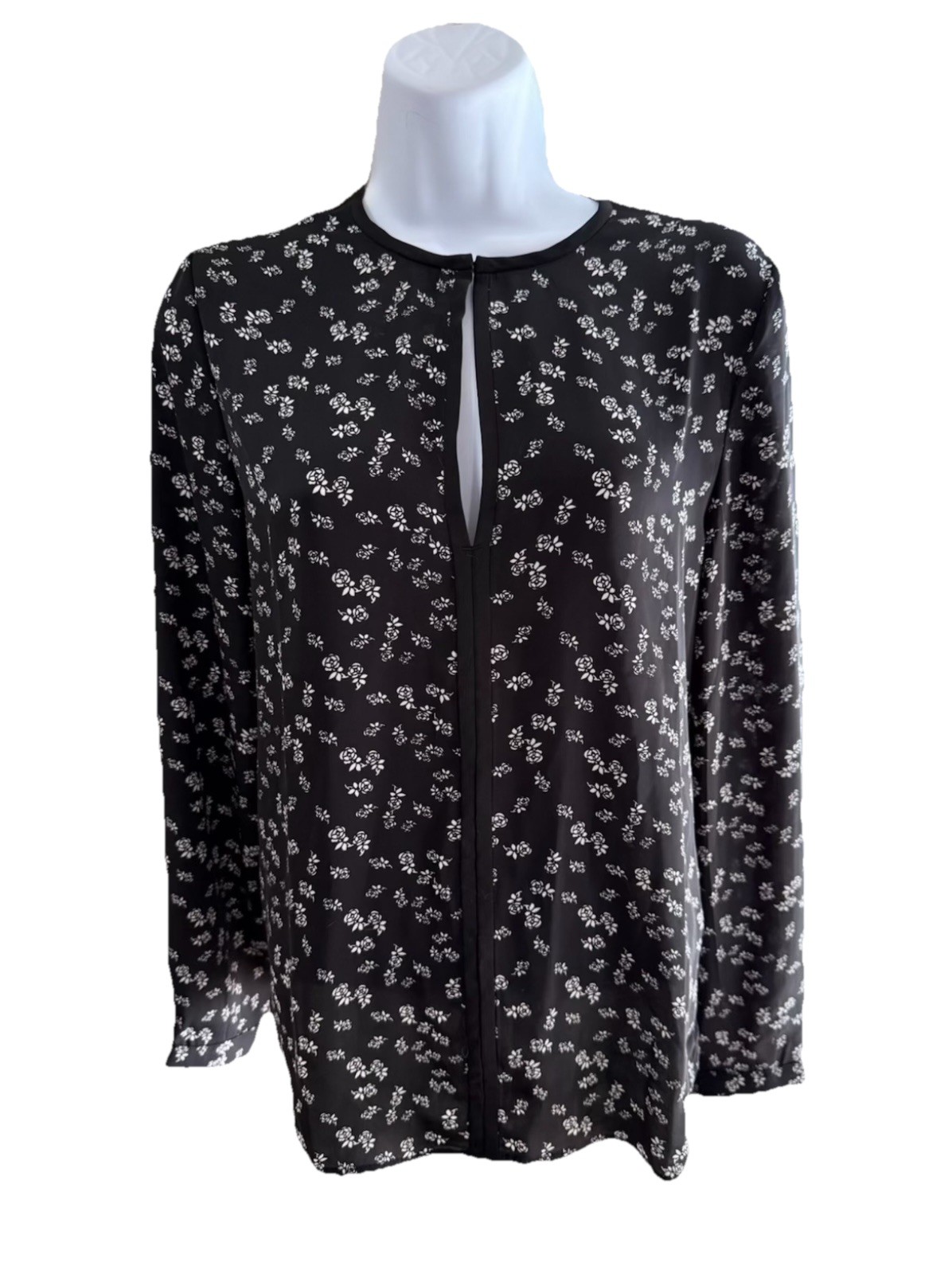 floral long sleeve blouses for women blue, Oodji