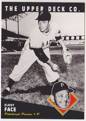 1994 Upper Deck All-Time Baseball Heroes #5 Elroy face Pittsburgh Pirates