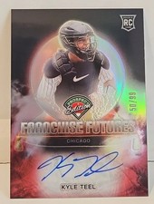 Kyle Teel 2025 Panini Prospect Edition Franchise Futures Auto #/99 - White Sox