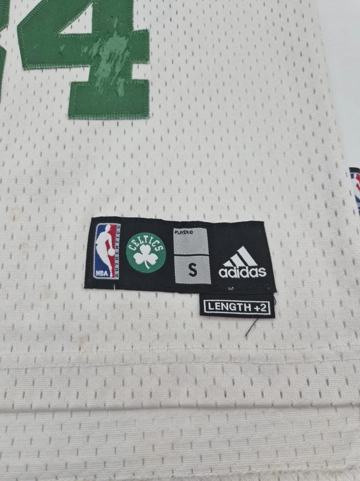 Camiseta Adidas Paul Pierce Boston Celtics, talla niños pequeña Foto 2 de 4