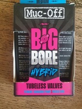 Image of Muc-Off Big Bore Hybrid Tubeless Valve Stems Medium 35mm Black