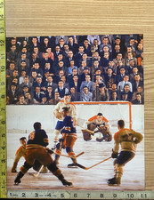 Jacques Plante Hockey & Jackie Robinson Baseball 2 Scene Book Photograph