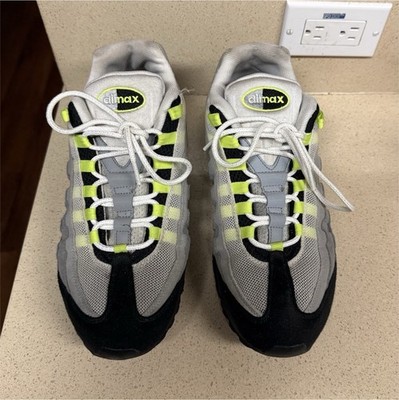 Nike Air Max 95 Neon 2010 Cool Grey/Neon Yellow Black Sneakers 609048-072