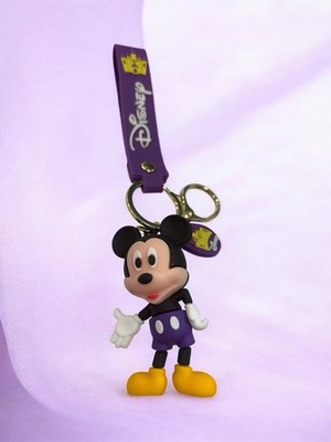 Disney Mickey Mouse 3D Keychain Purple color Easter Basket Stuffer
