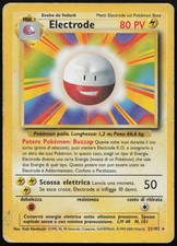 ELECTRODE RARA SET BASE 21/102 ITA PL 2000 NO HOLO POKEMON CARD