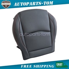 For 2014 To 2016 Mazda 3 Gx Passenger Bottom Perforated Leather Seat Cover Black