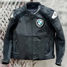 BMW racing motorbike leather jacket New BMW Motorrad motorcycle biker jacket