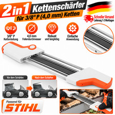 Kettensch&auml;rfer 2-in-1 f&uuml;r Z&auml;hne & Tiefenmesser 3/8" P 4.0 mm Feilenhalter DHL