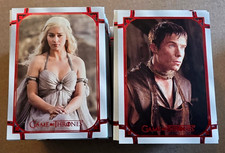 Game of Thrones Iron Anniversary Series 1 & 2 Complete 198 Card Red Set /50 Made