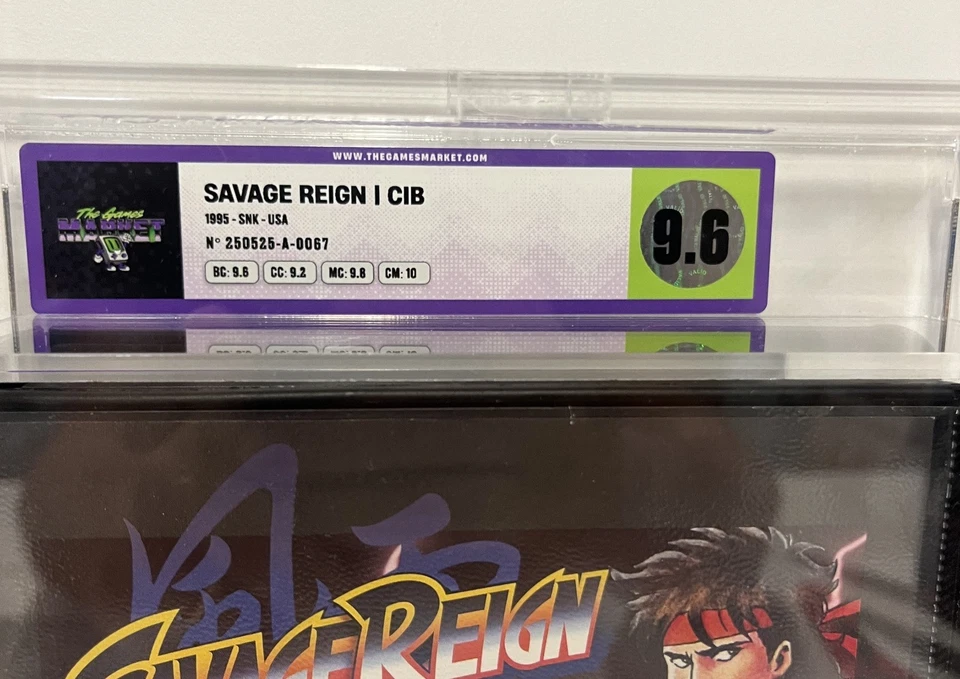 SAVAGE REIGN - SNK NEO GEO NEOGEO AES RARE NTSC USA 1995 ORIGINAL TGM GRADED 9.6 - Immagine 2 di 4