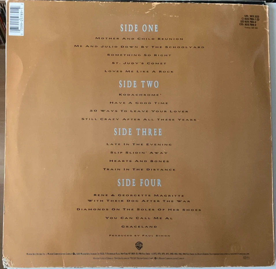 Paul Simon/Negotiations And Love Songs (1971-1986) UK/EUROPE EXCELLENT DOUBLE LP - Image 3 of 4