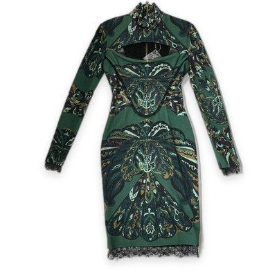 green emilio pucci dress Emilio Pucci Emerald Sequin Encrusted Open Back Dress IT 44