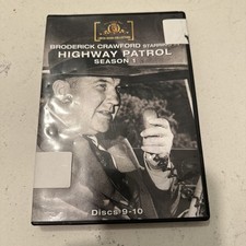 Highway Patrol: Season 1 Discs 9-10 (DVD, 1955) Broderick Crawford Mint