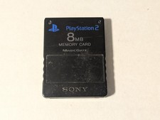 Sony PlayStation 2 Memory Card SCPH10020 - 8MB - Black