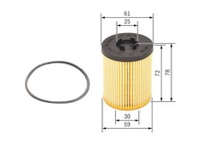 ÖLFILTER FÜR OPEL VECTRA B CARAVAN (J96) - BOSCH 1 457 429 178