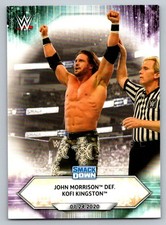 2021 Topps WWE #8 John Morrison def. Kofi Kingston