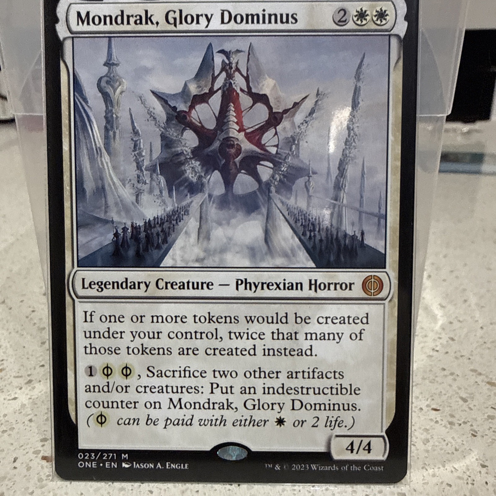 Mondrak, Glory Dominus Phyrexia: All Will Be One Regular Card 299 MTG