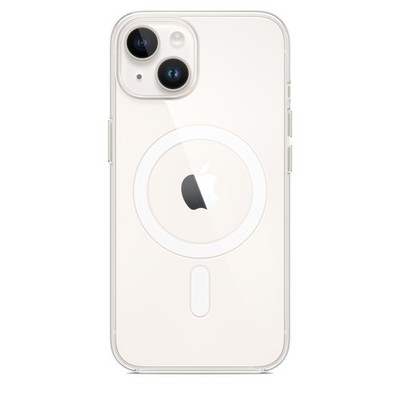 Apple iPhone 14 Clear Case mit MagSafe Snap-on-Cover Transparent Polycarbonat