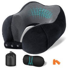 Nackenkissen Auto Memory Schaum Flugzeug Reisekissen Nackenhörnchen Kopfstütze✅