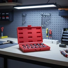 12-Piece Chrome Vanadium Magnetic Nut Driver Set with Storage Case Included