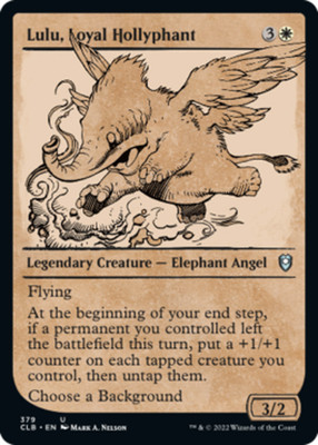 Lulu, Loyal Hollyphant - Showcase Commander Legends: Battle for Baldur's Gate Li