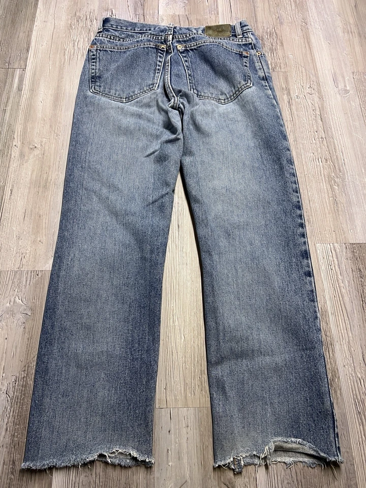 Винтажные женские джинсы GAP специальный выпуск с заниженной талией размер 6 на пуговицах сделано в США - Изображение 2 из 4