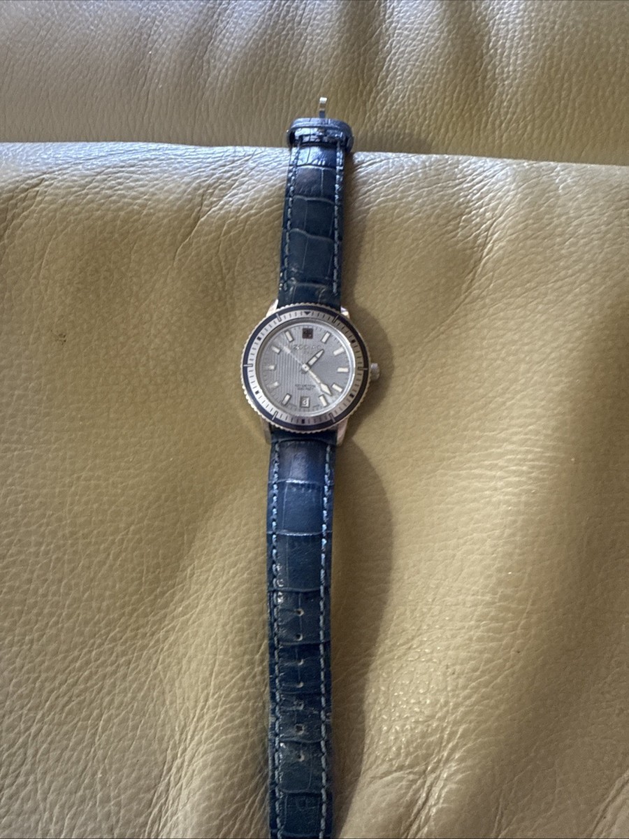 Zodiac ZO2807 Sea Wolf Stainless 100m Swiss Steel- 35mm -Nice- USA