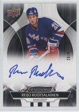 2024 Upper Deck Engrained Icons Ebony 20/49 Reijo Ruotsalainen #CA-EI Auto 11jd