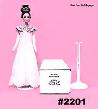 1 2 stands KAISER 2201 WHITE Fit 11.5"-12.5" tall doll BARBIE VINTAGE  MODERN