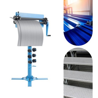Manual Bender Bead Roller Sheet Metal Bending Machine 6 Pairs Profile Roller